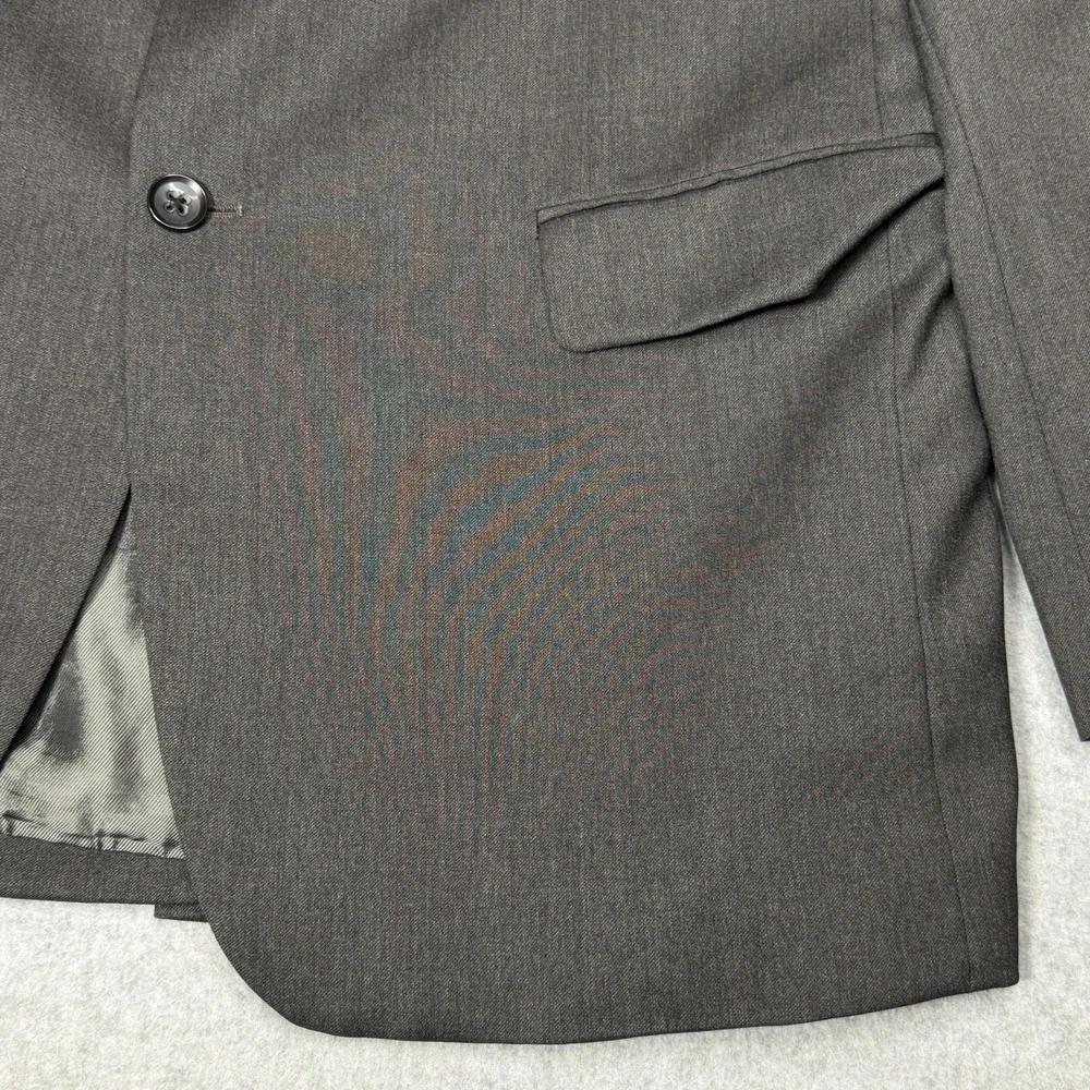 Banana Republic Lanificio F. LLI Cerruti Blazer Men's 44 R Modern Fit Wool Gray